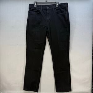 Levi's 511 Jeans Men's 36x32 Black Black Tag Straight Leg Classic Normcore